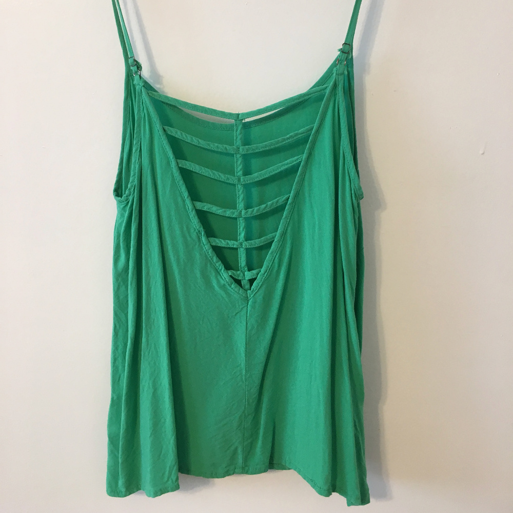 Green Blackless Tank (Small)